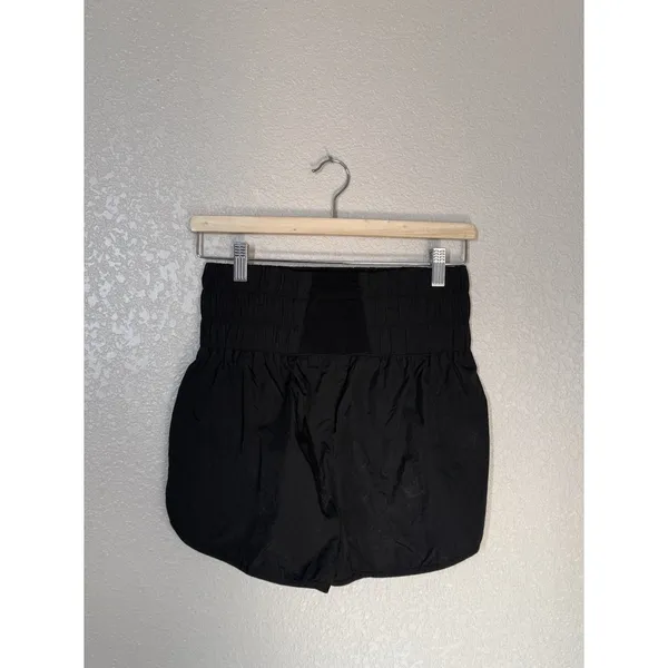 Free People Movement The Way Home Shorts Medium Black Nylon - Image 3