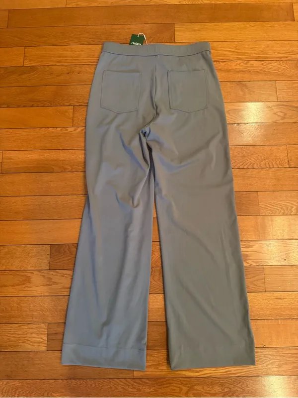 Halara DayStretch High Waisted Button Pocket Straight Leg Pants Grey Large Tall - Image 6