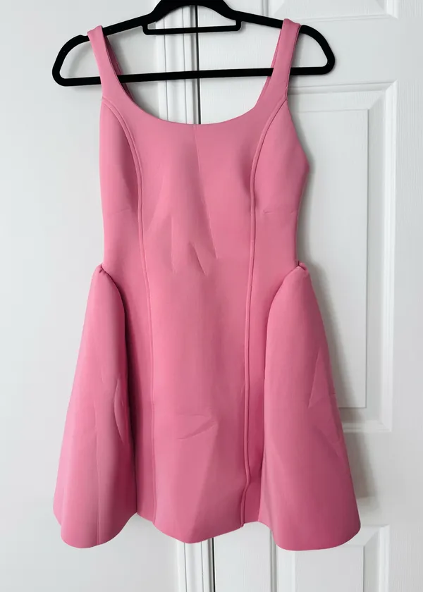 Anthropologie Maeve Scuba Fabric Seamed Fit & Flare Mini Dress, Size XS - Image 7