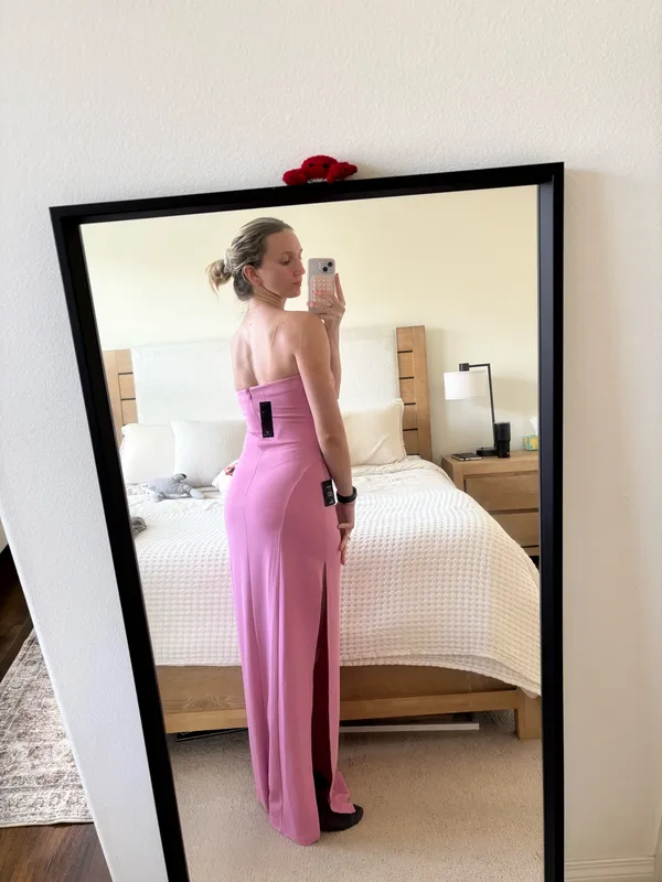 Pink Lulus Dress - Maxi - Image 2