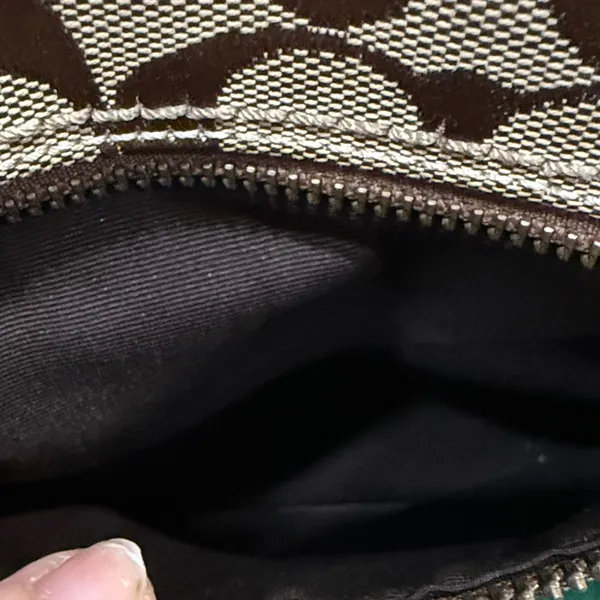 Coach Tan and Brown Crossbody Bag - Image 3