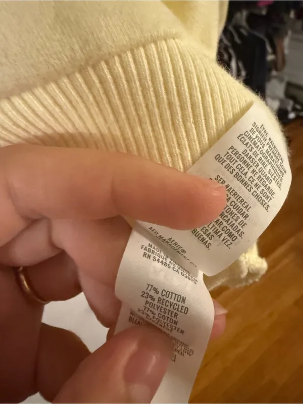 Aerie Cozy yellow sweatshirt - Image 3
