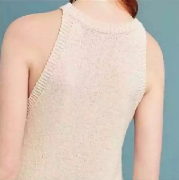 Maeve Halter Sweater Tank Top Size Medium - Image 4