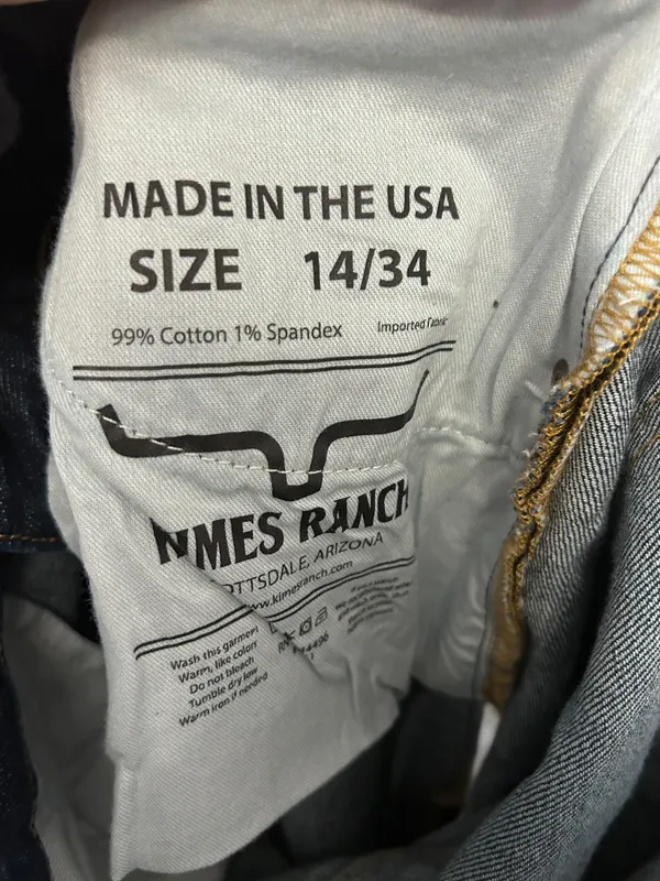 Kimes Ranch New Jennifer dark wash super flare jeans 14/34 - Image 5