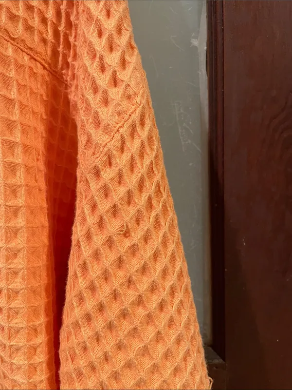 BDG Orange Waffle-Knit Utility Shacket - Image 7