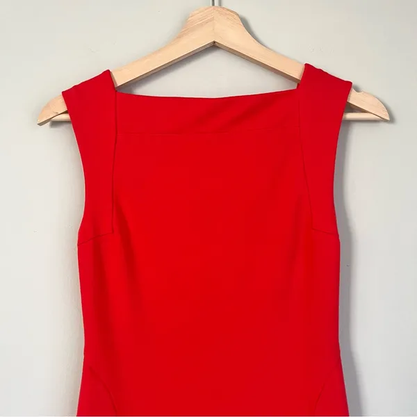 Mango Suit Bright Red Sleeveless Mini Dress Size XXS - Image 2