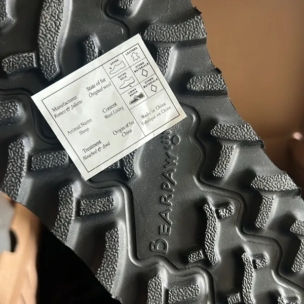 BearPaw Retro Super Shorty Platform Leather Ankle Boots, NWT, Size 9 - Image 8