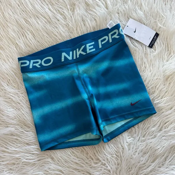 Nike Pro Shorts Green Abyss Size Medium IH7636-301 - Image 4
