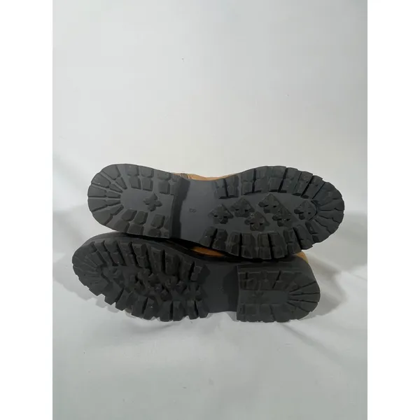 Crown and Ivy Naomi Suede Fur Lined Boots‎ Women 8 Tan Lace Up Combat Outdoors - Image 7