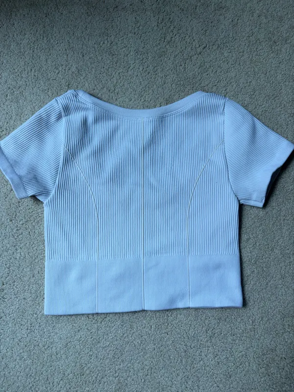 Aerie White Crop Top - Image 2