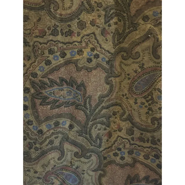 Myra Fashion brown paisley corduroy pencil skirt Medium - Image 5