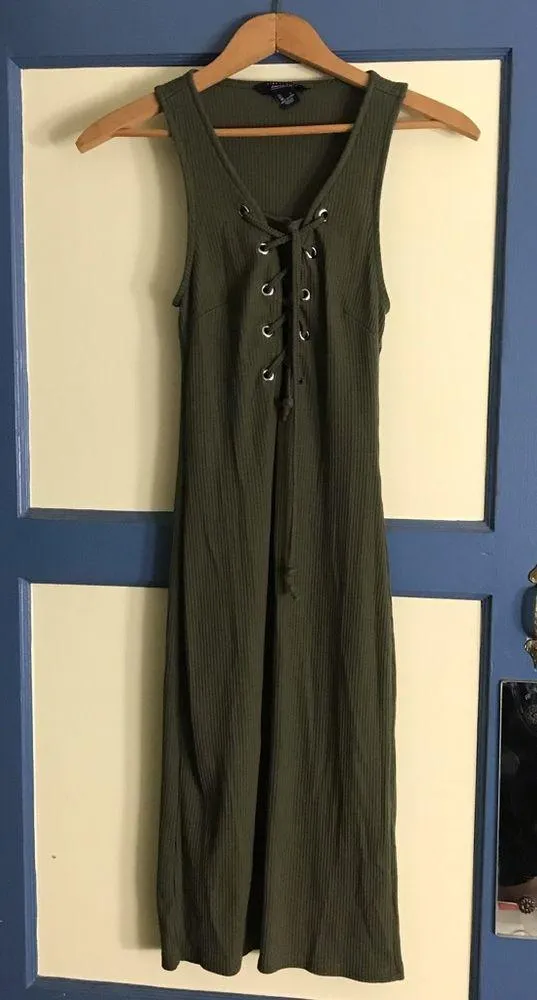 SM streetwear society cotton fitted Bodycon dress - Image 4