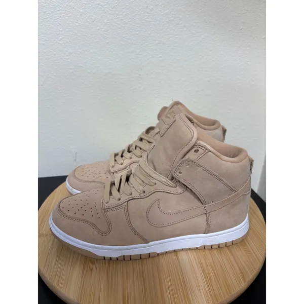 Nike Dunk High Women 8 Vachetta Tan Leather DX2044-201 Sneakers Neutral‎ - Image 4