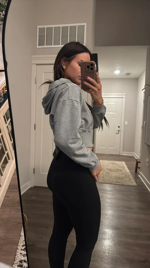 Gray Zip Up Size M - Image 3