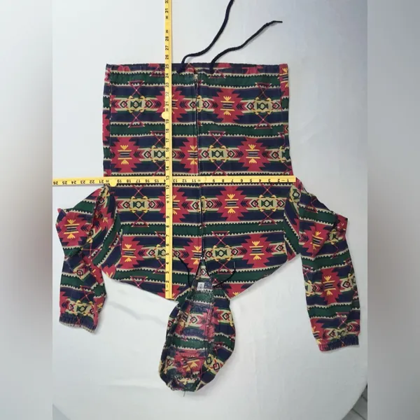 Vintage Southwestern Zip Up Hoodie - Image 7