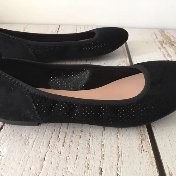 Black Ballet Flats, Size 8 1/2 - Image 2