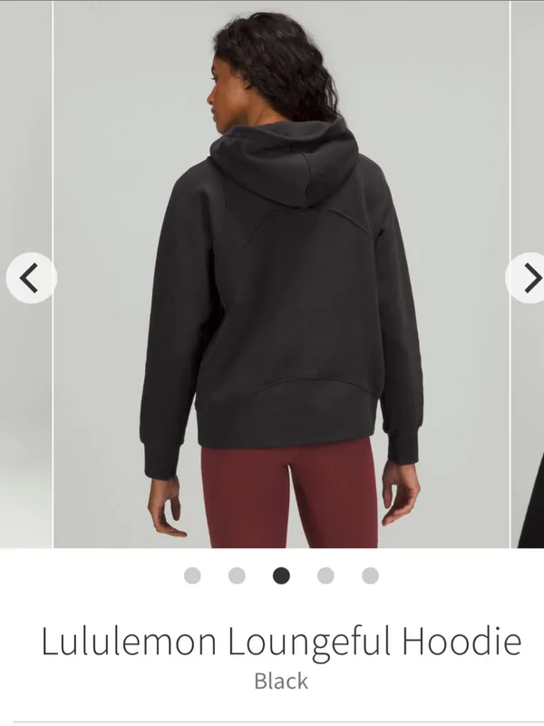 Lululemon Loungeful Hoodie 6‎ black - Image 2