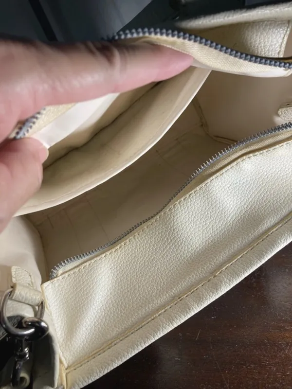 Cream The Tote Bag Small Leather Shoulder Tote - Image 4