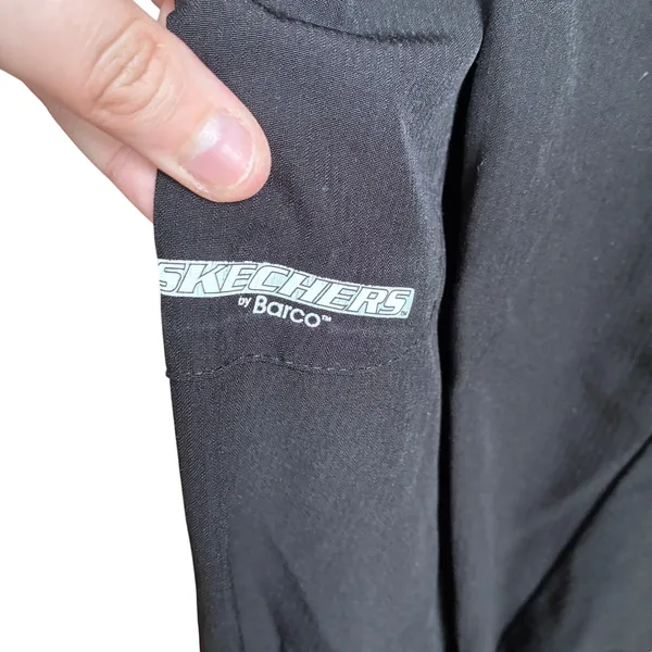 Skechers by Barco SK201 Scrub Pants Medium Black Womens Cargo Stretch - Image 3