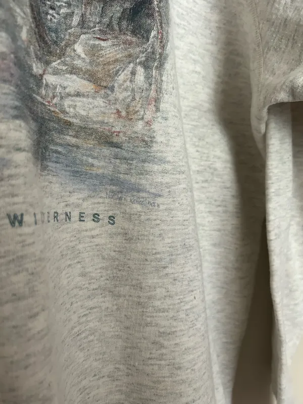 Vintage norther wilderness Crewneck Size XL - Image 3