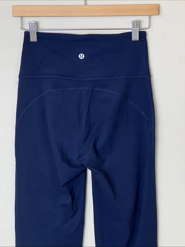 Lululemon Flare Pants Groove Align Navy Blue Size 4 Long‎ - Image 4