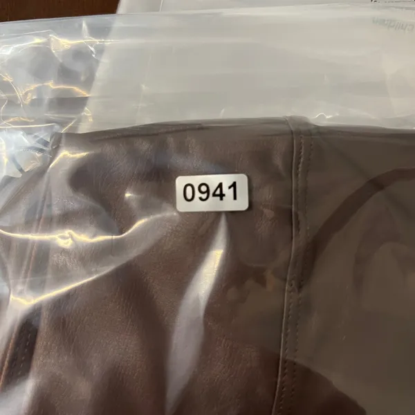 941 | NWT Aerie‎ OFFLINE Real Luxe Faux Leather Hi-Rise Leggings Brown Womens S - Image 11