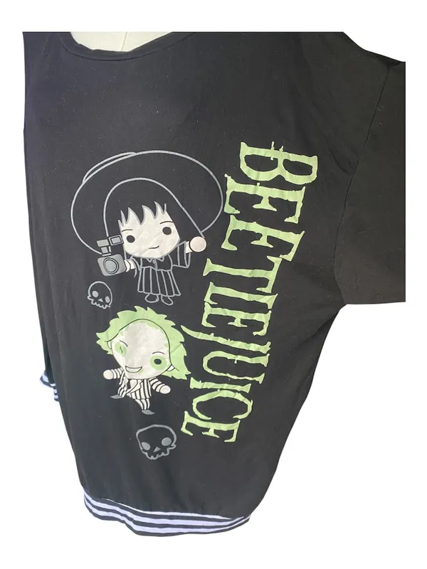 Beetlejuice Chibi Nightgown Sleep Shirt - Image 2