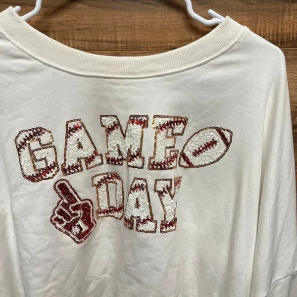 Peach Love‎ California medium game day top - Image 2
