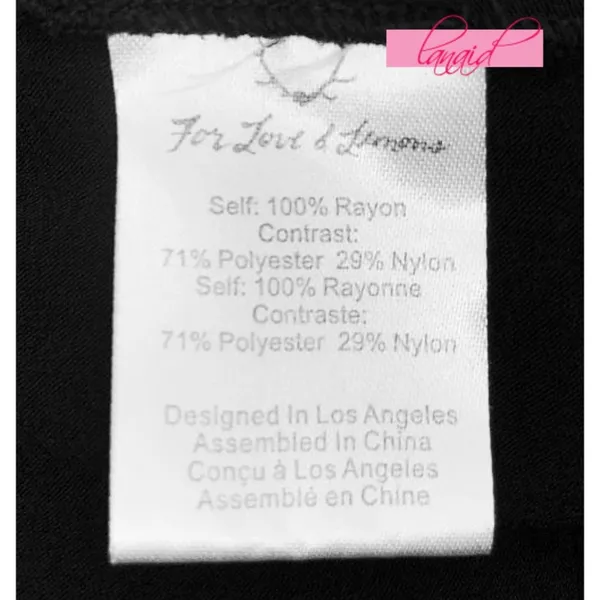 For Love & Lemons Leveon Dress Black Long Sleeve Lace Cut-Outs Cutouts Shift S - Image 10