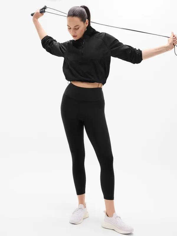 New Athleta S Interval Stash High Rise 7/8 Legging Black Small Regular - Image 6