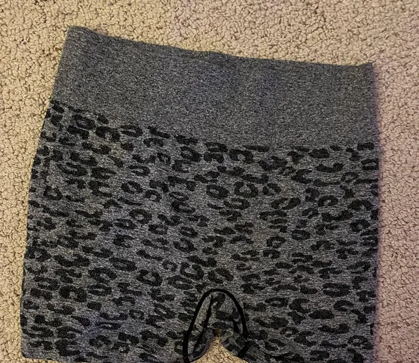 Leopard print workout shorts Multi Size XL - Image 3