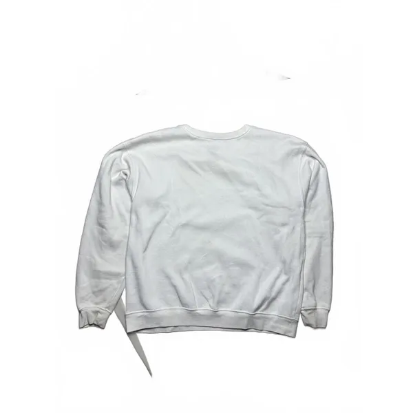 Golden Hour Strawberry Floral Fruit Market White Light Pullover Sweater Medium - Image 2