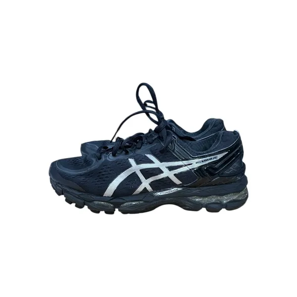 Asics Gel-Kayano 22 Black Silver Running Shoes T598N Womens 9.5 - Image 3