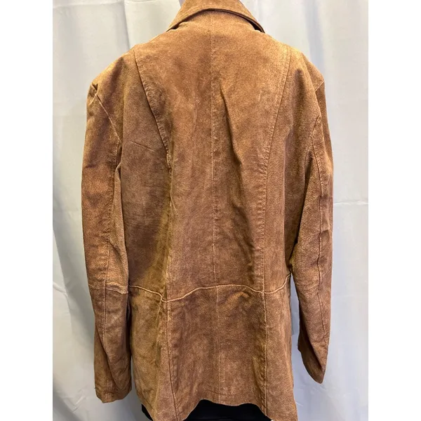 Hypo Active Women's Brown Leather Jacket Size XL SKU 5631 - Image 3