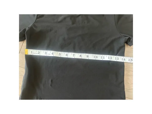 Milano T Shirt Black Gold Lettering Small - Image 2