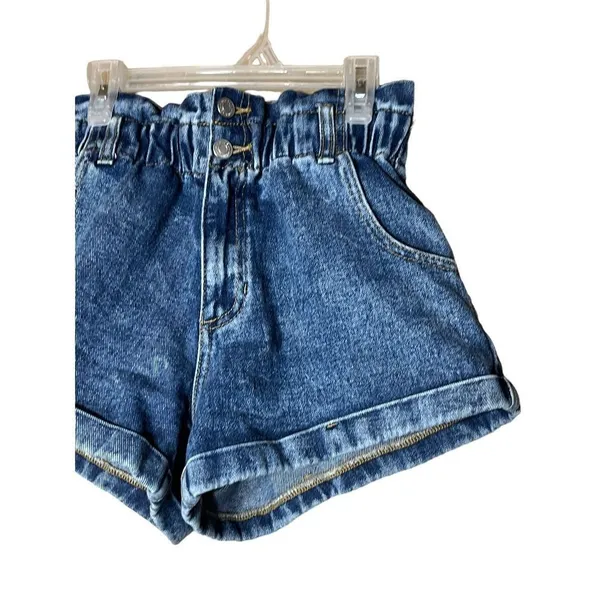 Pacsun Women’s‎ Jean Shorts Size 24 Denim Cuffed Casual Mom High Rise Shorts - Image 2