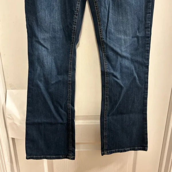Aeropostale Bootcut Jeans Dark Wash Women's Size 10‎ Regular - Image 9