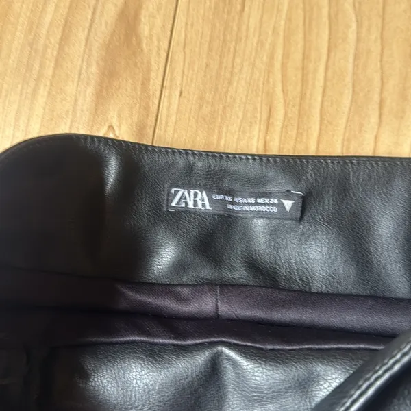 Black Leather Corset Top - Image 2