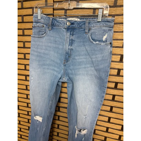 Abercrombie & Fitch Curve Love The Skinny High Rise Jeans Size 8/29‎ - Image 3