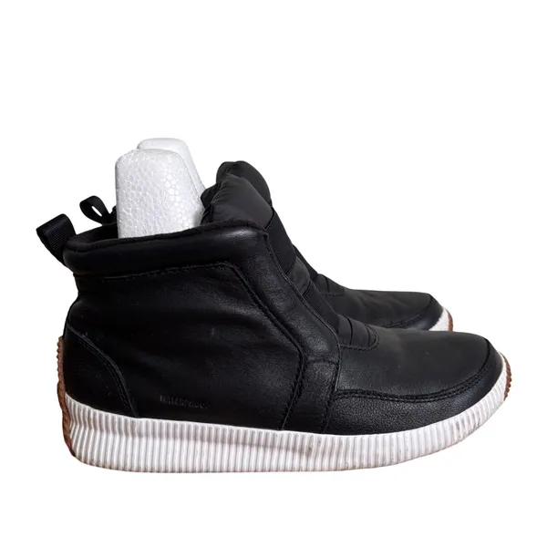 Sorel Out‎ N About III Conquest Waterproof Boots Black Leather NL3807 Womens 8.5 - Image 2