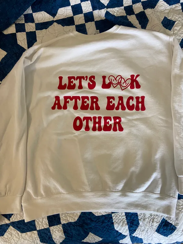 Crewneck White Size L - Image 3
