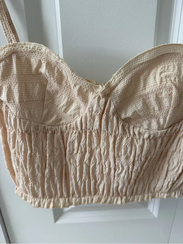 NWT Zara Mermaidcore Corset style top - Image 2