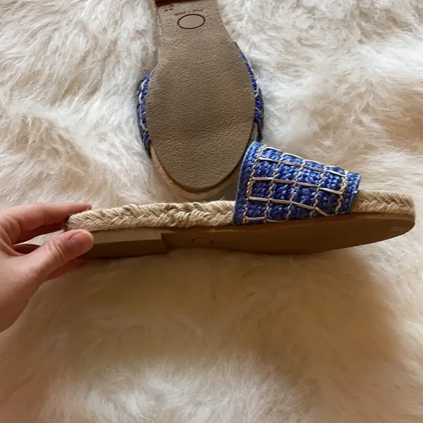 Espadrille Sandals Tan Size 7.5 - Image 5
