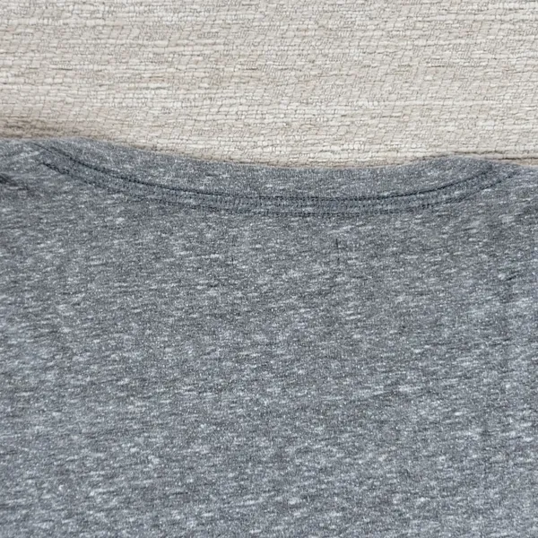 Hollister V Neck Long Sleeve Basic Tee Size M Womens Gray Slim Fit Logo Y2K - Image 12