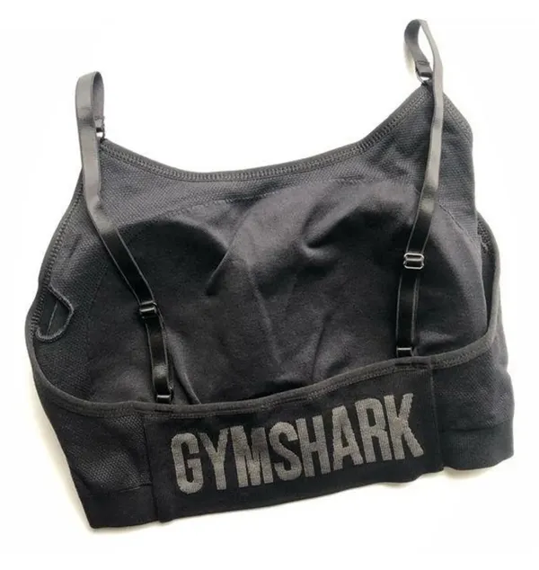 Gymshark S/S Flex Seamless Cycling Shorts & Flex Seamless Strappy Sports Bra Set - Image 3