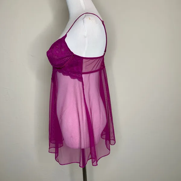 Victoria's Secret Gold Label Negligee Chemise sz Medium Fairy Coauette - Image 3