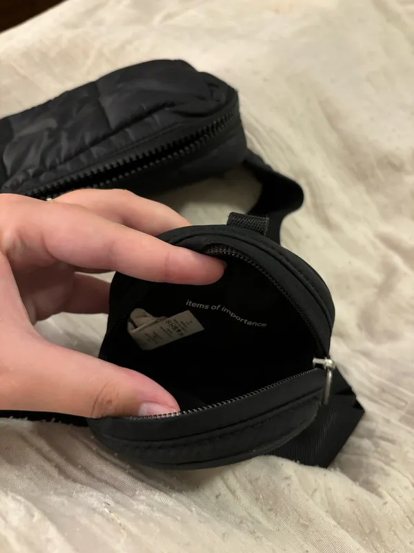 Lululemon Grid Quilted Belt Bag & Pouch - Image 5