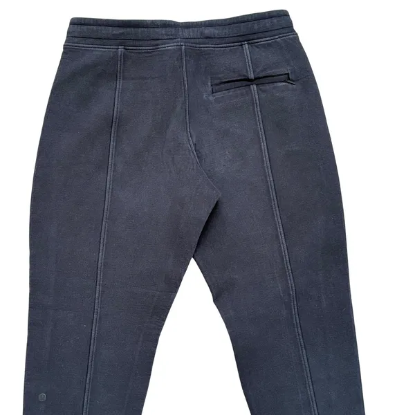 Lululemon NTS‎ Jogger Womens 10 Black Fleece Rib Cuff Athleisure Sweatpants - Image 7