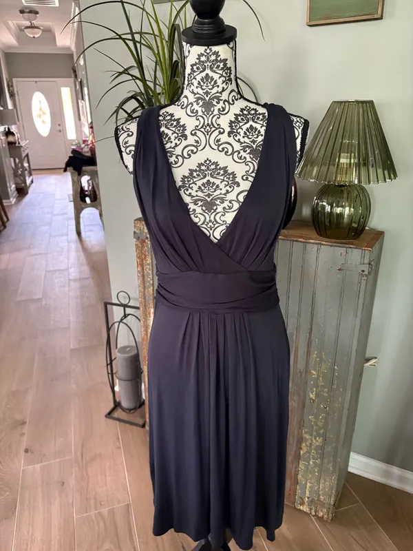 Loft size, large purple, summer dress - Image 2