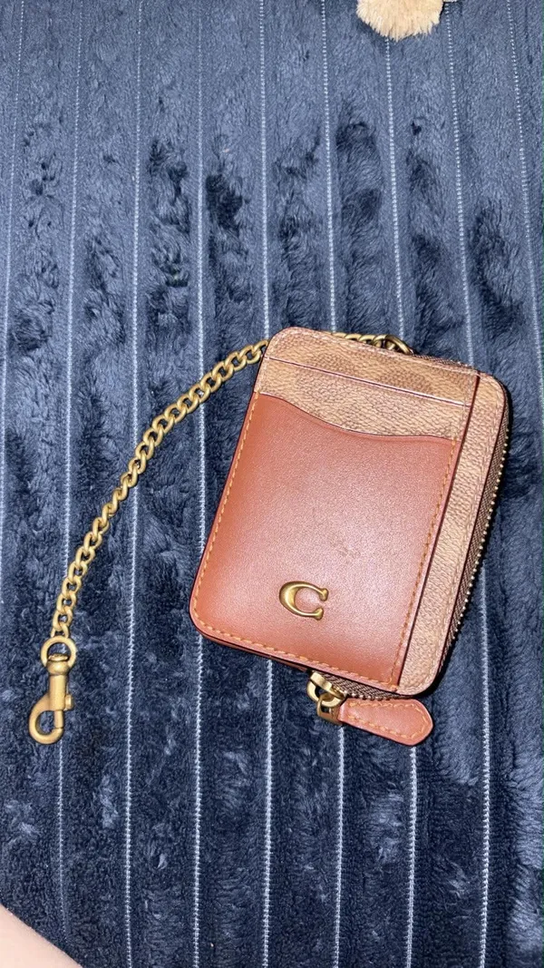 Coach Wallet Leather Brown - Image 2